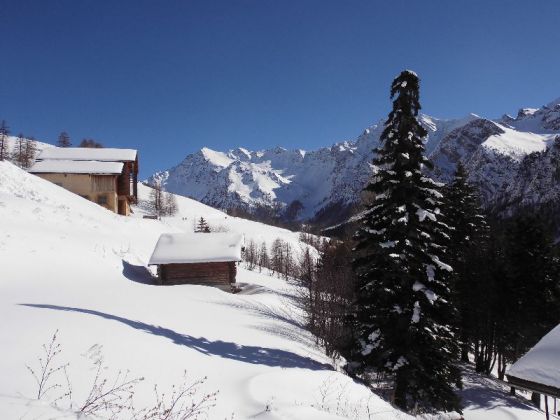 Neige et ciel bleu 