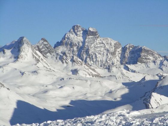Le Mont Viso , vu du Grand Serre
